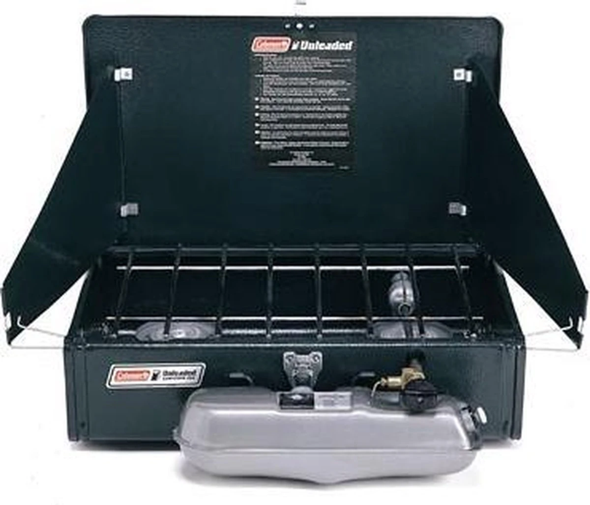 Coleman Unleaded 2 Burner Camping Kooktoestel - 2-pits - 4100 Watt 3 Coleman Unleaded 2 Burner Camping Kooktoestel - 2-pits - 4100 Watt - Afbeelding 2