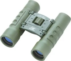 MacGyver Verrekijker 10 X 25 Bak7 - Compact Voor Reis En Stadions - Met Schouderriem En Draagtas - Ook Voor Brildragers - Groen