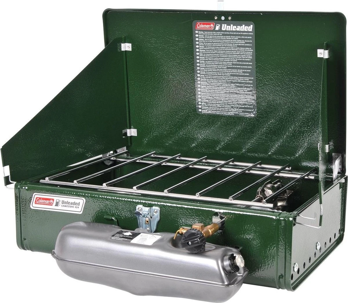 Coleman Unleaded 2 Burner Camping Kooktoestel - 2-pits - 4100 Watt 13 Coleman Unleaded 2 Burner Camping Kooktoestel - 2-pits - 4100 Watt - Afbeelding 12