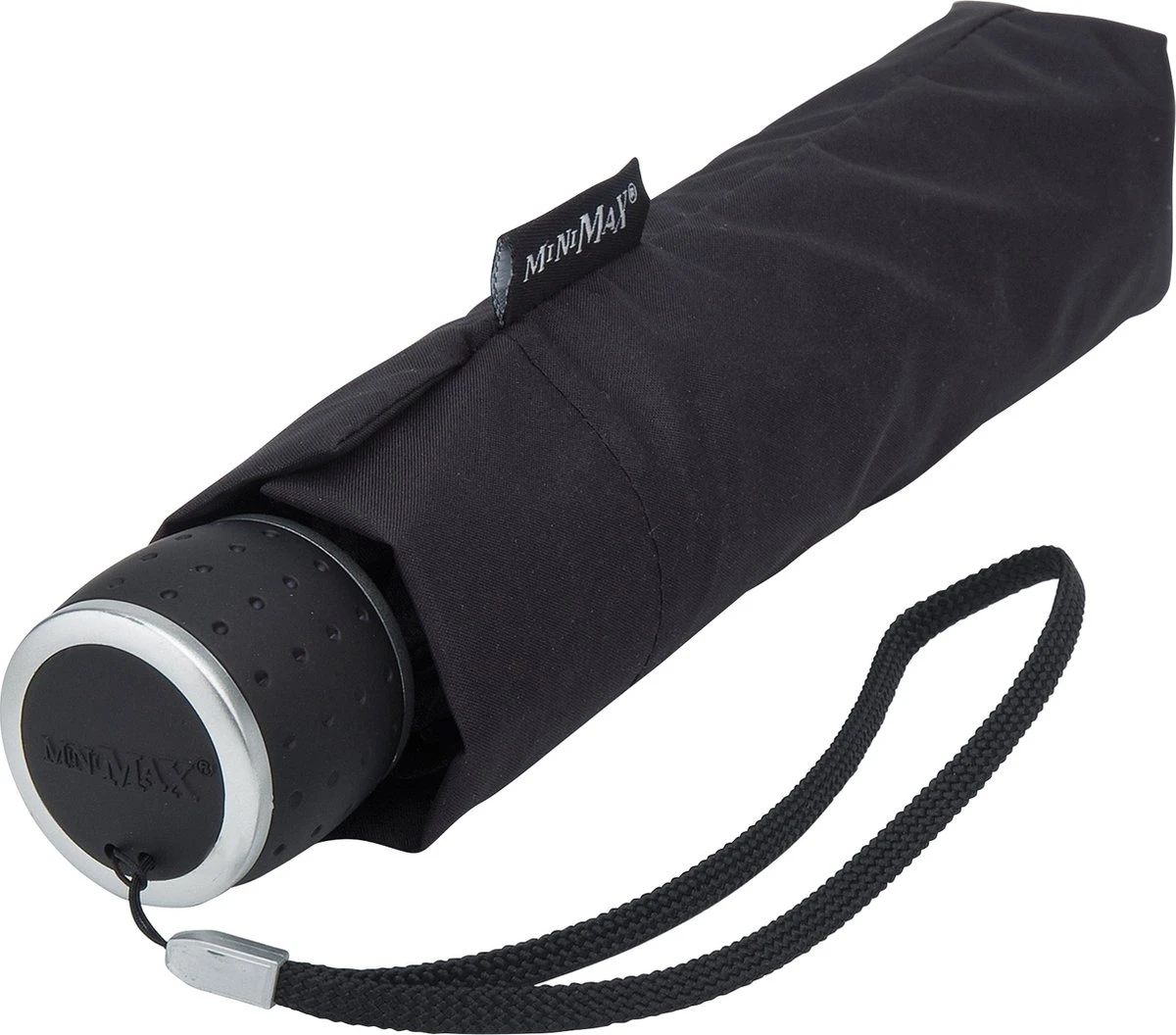 MiniMAX - Opvouwbare Paraplu - Windproof - Ø 100 Cm - Zwart 5 MiniMAX - Opvouwbare Paraplu - Windproof - Ø 100 Cm - Zwart - Afbeelding 3