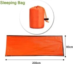 Merkloos Noodslaapzak - Noodtent - Tweepersonen -| Survival Slaapzak | Emergency Sleeping Bag | Nooddeken | Backpack | Nood Tent | Noodtent | Hiken -Bol 1200x1058