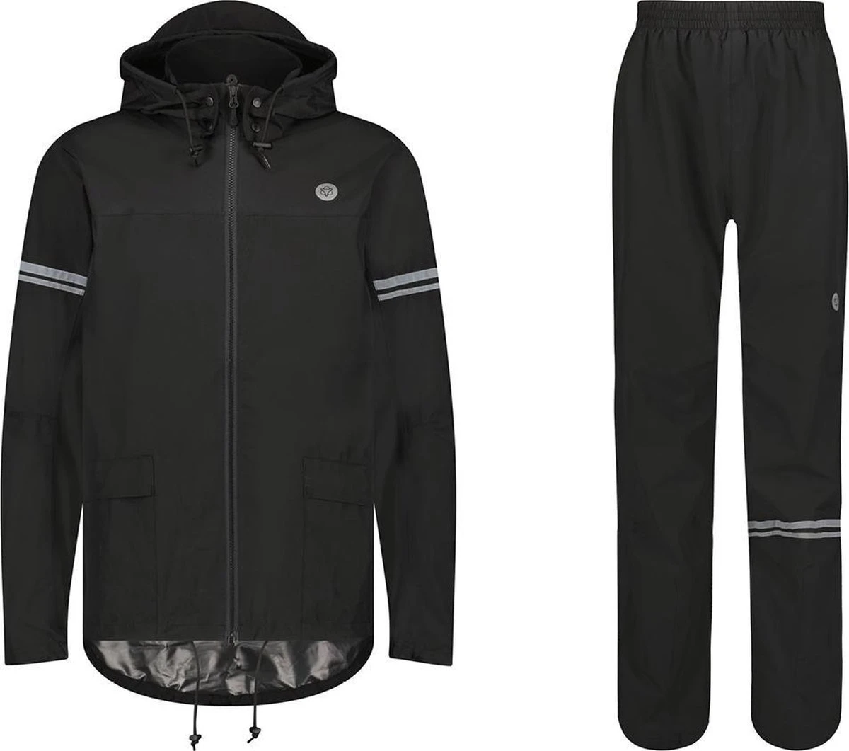 AGU Original Regenpak Essential - Zwart - L - Dames & Heren - Waterdicht & Ademend 19 AGU Original Regenpak Essential - Zwart - L - Dames & Heren - Waterdicht & Ademend - Afbeelding 17