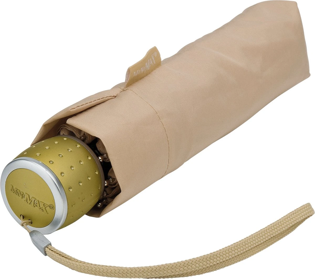 MiniMAX - Opvouwbare Paraplu - Windproof - Ø 100 Cm - Beige 5 MiniMAX - Opvouwbare Paraplu - Windproof - Ø 100 Cm - Beige - Afbeelding 3