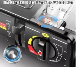 SMH LINE® Dubbele Camping Kooktoestel - 2 Pits - Draagbaar Gasfornuis - 2x 2500W 9 SMH LINE® Dubbele Camping Kooktoestel - 2 Pits - Draagbaar Gasfornuis - 2x 2500W -Bol 1200x1063 8