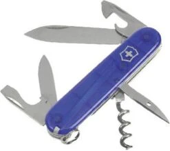 Victorinox Spartan Zakmes - 12 Functies - Transparant Blauw
