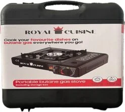 Campingman Draagbaar Gasfornuis - Campingkooktoestel - 1-Pits - Met Koffer -Bol 1200x1068 4