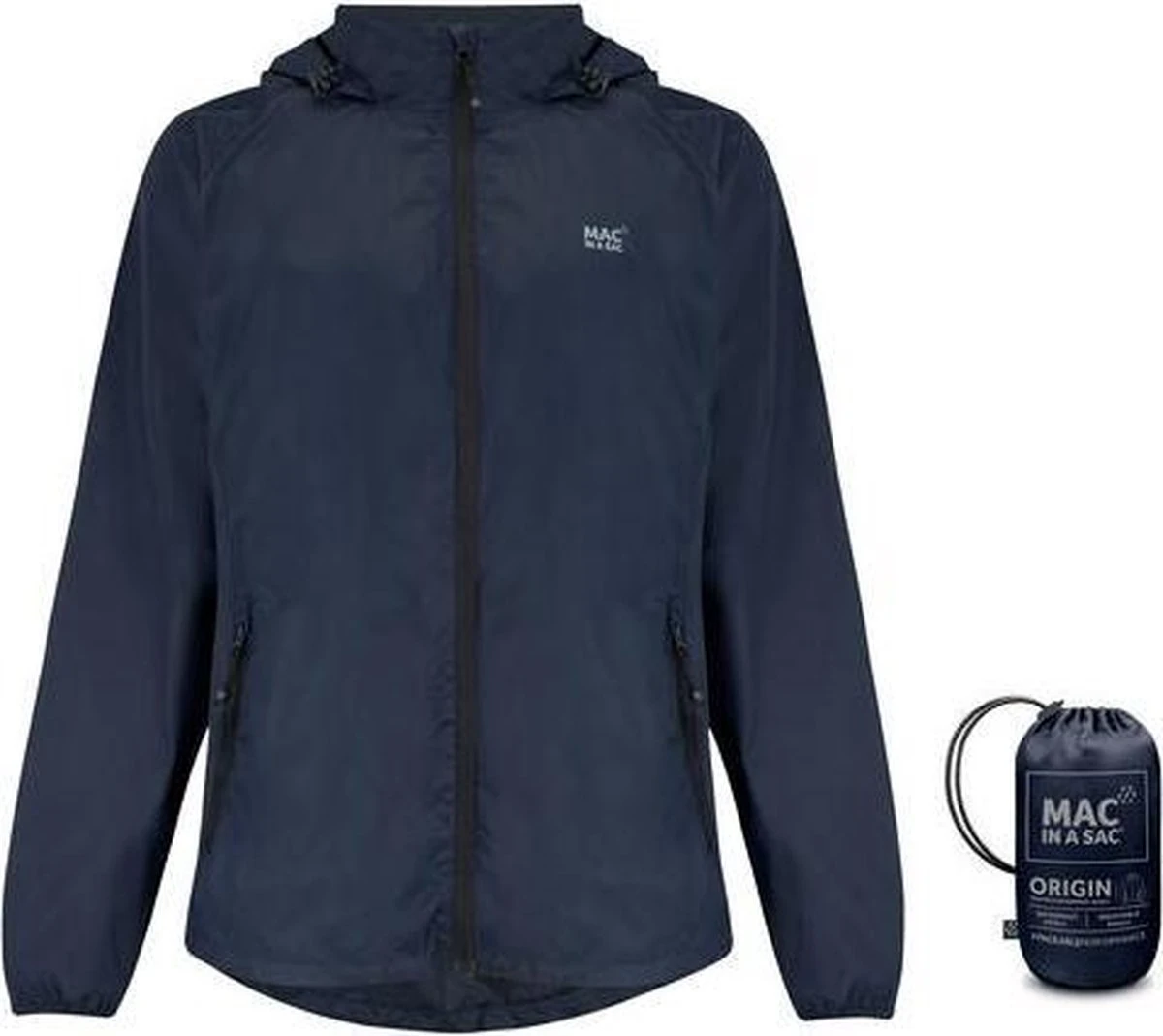 Mac In A Sac Origin 2 Regenjas Unisex - Navy - Maat M 7 Mac In A Sac Origin 2 Regenjas Unisex - Navy - Maat M - Afbeelding 5