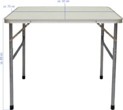 Alu Campingtafel 70x55cm - Inklapbbar Kampeertafel - Picknicktafel Licht Vouwtafel Klaptafel Grijs 23 Alu Campingtafel 70x55cm - Inklapbbar Kampeertafel - Picknicktafel Licht Vouwtafel Klaptafel Grijs -Bol 1200x1072 1