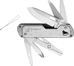 Leatherman Free T4 Zakmes - 12 Functies - RVS/Zilver - Veiligheidsclip -Bol 1200x1079 3