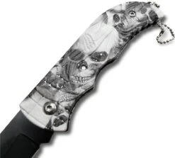 The Reaper Zakmes - Opvouwbaar - Discreet - Survival Mes - Tactical Knife - 16cm - Vlijmscherp - RVS - Zwart - Wit 9 The Reaper Zakmes - Opvouwbaar - Discreet - Survival Mes - Tactical Knife - 16cm - Vlijmscherp - RVS - Zwart - Wit -Bol 1200x1081 2