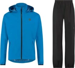 Voorkant 32 AGU GO Regenpak Essential Dames & Heren - Blauw - L - Waterdicht & Ademend