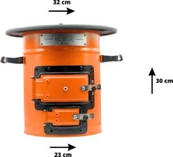 Dutch Rocket Stove - Rocket Stove - Kooktoestel Op Houtvuur - Met Draagtas - Dutch Oven -Bol 1200x1092 5