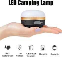 Albrillo Campinglamp LED 2 Stuks Campinglantaarn USB Oplaadbaar Campinglicht, 3 Modi Waterdicht Met 1800mAh Powerbank LED Campinglantaarn Tentverlichting Voor Vissen, Wandelen, Kamperen, Noodgevallen 14 Albrillo Campinglamp LED 2 Stuks Campinglantaarn USB Oplaadbaar Campinglicht, 3 Modi Waterdicht Met 1800mAh Powerbank LED Campinglantaarn Tentverlichting Voor Vissen, Wandelen, Kamperen, Noodgevallen -Bol 1200x1094 6