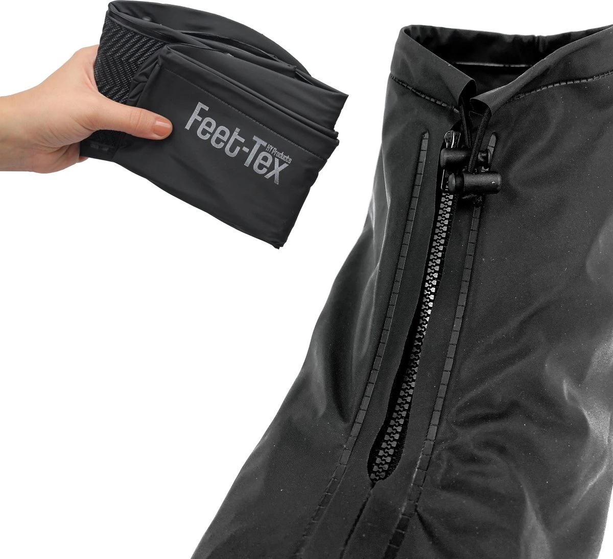 Feet Tex Regen Overschoenen - Duurzaam - Anti Slip - Waterdicht 5 Feet Tex Regen Overschoenen - Duurzaam - Anti Slip - Waterdicht - Afbeelding 3