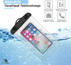 Travelhawk Waterdichte Telefoonhoesjes - Drybag Set Van 2 Stuks - Onderwater Hoesje Telefoon - Waterdichte Telefoonzakje - Geschikt Voor Alle Smartphones - Ook Voor Paspoort & Betaalpassen - Zwart 16 Travelhawk Waterdichte Telefoonhoesjes - Drybag Set Van 2 Stuks - Onderwater Hoesje Telefoon - Waterdichte Telefoonzakje - Geschikt Voor Alle Smartphones - Ook Voor Paspoort & Betaalpassen - Zwart -Bol 1200x1103