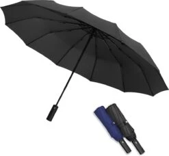 Stormparaplu Opvouwbaar - Paraplu - Automatische Stormparaplu - Tot 110km P/u Windproof - 12 Ribben