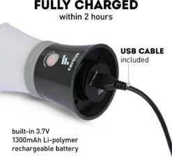 Favour L0717 Camping Lamp Oplaadbaar LED, 200 Lumen, IPX7 Waterdicht, Drijvend, Schokbestendig, Draagbare Kampeerlamp, Tentlamp, Vislamp, Geïntegreerde Oplaadbare Batterij 16 Favour L0717 Camping Lamp Oplaadbaar LED, 200 Lumen, IPX7 Waterdicht, Drijvend, Schokbestendig, Draagbare Kampeerlamp, Tentlamp, Vislamp, Geïntegreerde Oplaadbare Batterij -Bol 1200x1110 3