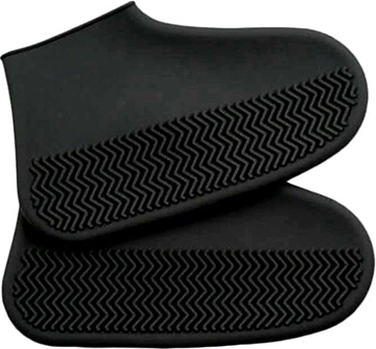 Merkloos Siliconen Regen Overschoenen - Schoencover - Zwart - Maat: 38/39 3 Merkloos Siliconen Regen Overschoenen - Schoencover - Zwart - Maat: 38/39