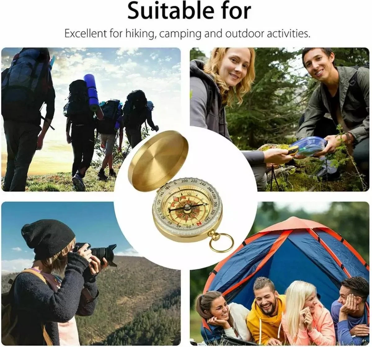 Kompas Messing Met Fluorescerende Buitenring - Luxe Kompas - Klassieke Kompas - Celvar - Glow In The Dark – Compass Brass 8 Kompas Messing Met Fluorescerende Buitenring - Luxe Kompas - Klassieke Kompas - Celvar - Glow In The Dark – Compass Brass - Afbeelding 6