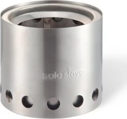 Solo Stove Lite Draagbare Kooktoestel. Geen Vloeibare Brandstof Nodig. Krachtige Efficiënte Houtverbranding En Weinig Rook. Voor 1-2 Personen, 304 Roestvrijstaal, Compact ⌀ 10,8 Cm, Hoogte 14,5 Cm, 255g. -Bol 1200x1126 6