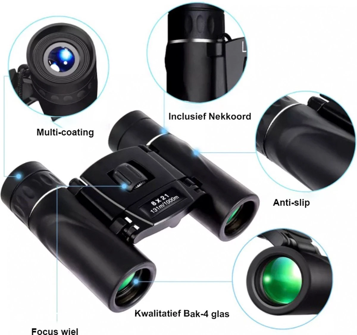 Rebela 8x21 Verrekijker - Inclusief Nekkoord En Draagtasje - Compact - Verrekijker Vogels Spotten - Geschikt Voor Vogelaars - Volwassene En Kinderen - Verrekijker Bak-4 - Binoculaire Verrekijker - Military - Multi-Coated - Hightech Optische Lens 4 Rebela 8x21 Verrekijker - Inclusief Nekkoord En Draagtasje - Compact - Verrekijker Vogels Spotten - Geschikt Voor Vogelaars - Volwassene En Kinderen - Verrekijker Bak-4 - Binoculaire Verrekijker - Military - Multi-Coated - Hightech Optische Lens - Afbeelding 2