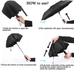 IBright Storm Paraplu - Paraplu - Extra Sterk - Opvouwbaar - Automatisch Uitklapbaar - Ø 105 - Inclusief Beschermhoes 13 IBright Storm Paraplu - Paraplu - Extra Sterk - Opvouwbaar - Automatisch Uitklapbaar - Ø 105 - Inclusief Beschermhoes -Bol 1200x1129 13