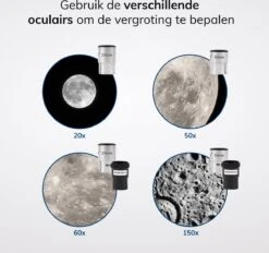 NOOV® - Telescoop – Sterrenkijker Volwassenen / Gevorderden – Sterrenkijker Kinderen – Extra Grote Lensopening 80mm –Rode Stipzoeker - Inclusief Anti-shock Statief & Stevige Draagtas -Bol 1200x1129 2