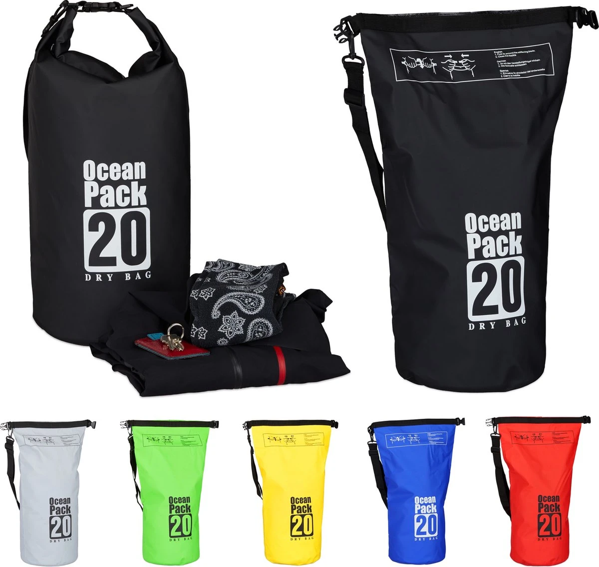 Waterproof Bag 20L - Ocean Pack 20 Liter 3 Waterproof Bag 20L - Ocean Pack 20 Liter