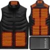 Basila® Elektrische Bodywarmer Met Powerbank - S/M - 11 Heating Zones - Tot 65°C - Thermo Kleding - Heated Vest - Elektrische Kleding - Thermo Vest - Verwarmde Vest - Verwarmde Bodywarmer -Bol 1200x1143