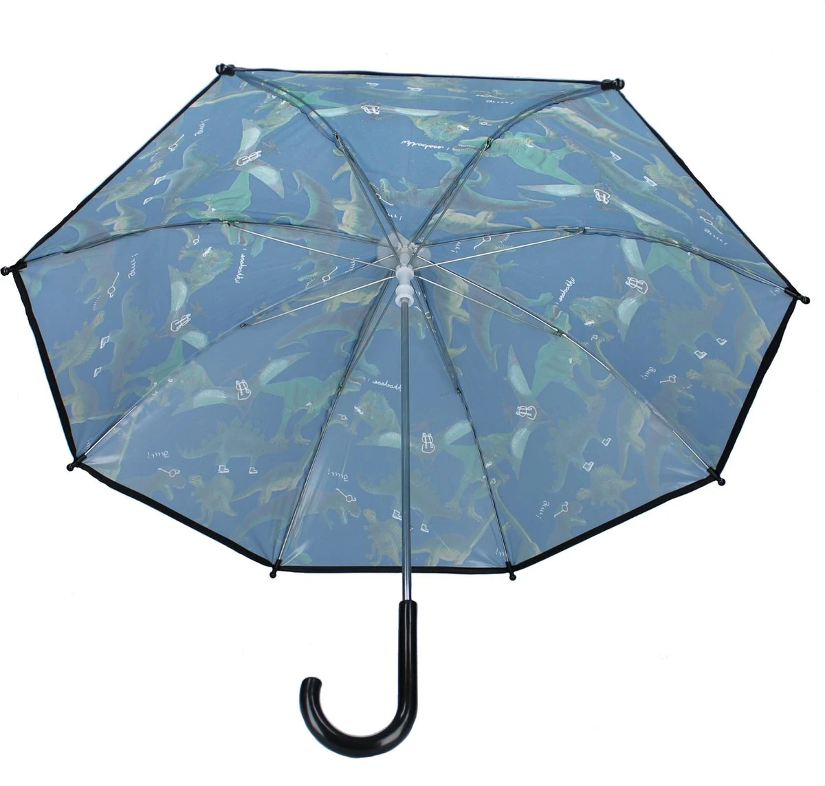 Vadabag Skooter Don't Worry About Rain - Paraplu - Blauw - Dino 6 Vadabag Skooter Don't Worry About Rain - Paraplu - Blauw - Dino - Afbeelding 4
