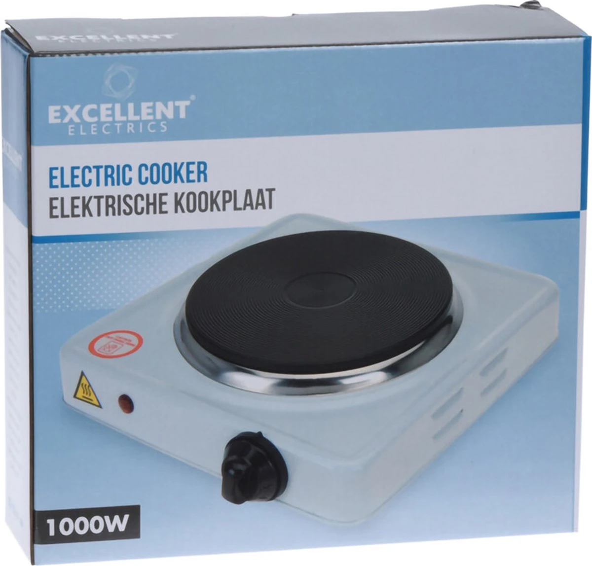 Kookplaat Basic Ø 16 Cm Elektrisch Wit Enkel Pits 1000W 5-standen 22 X 22 X 7 Cm 8 Kookplaat Basic Ø 16 Cm Elektrisch Wit Enkel Pits 1000W 5-standen 22 X 22 X 7 Cm - Afbeelding 6