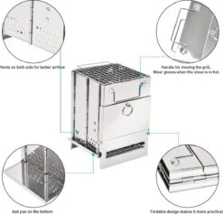 House Of Husk Draagbaar Houtkachel Voor Kamperen - Klein Camping Oven - Kampeer Kachel - Camping Kooktoestel - Camping Accessoires 14 House Of Husk Draagbaar Houtkachel Voor Kamperen - Klein Camping Oven - Kampeer Kachel - Camping Kooktoestel - Camping Accessoires -Bol 1200x1149 10