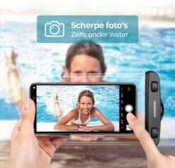 Mobstore Waterdichte Telefoonhoesjes Transparant - Onderwater Hoesje Telefoon - Geschikt Voor Alle Smartphones - Ook Voor Paspoort & Betaalpassen – Waterdichte Telefoonzakje -Bol 1200x1155 1