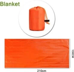 Merkloos Noodslaapzak - Noodtent - Tweepersonen -| Survival Slaapzak | Emergency Sleeping Bag | Nooddeken | Backpack | Nood Tent | Noodtent | Hiken -Bol 1200x1155 3