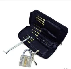 Lockpick Set Voor Beginners En Gevorderden Met Luxe Lederen Hoes - Lock Pick Set - Lockpicker - 20 Delig - Zwart -Bol 1200x1156 2