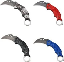 TECQX Mini Karambit - Zakmes - Survival Mes - Counter Strike - Kamperen - Scouting Mes - White Skull -Bol 1200x1160 2