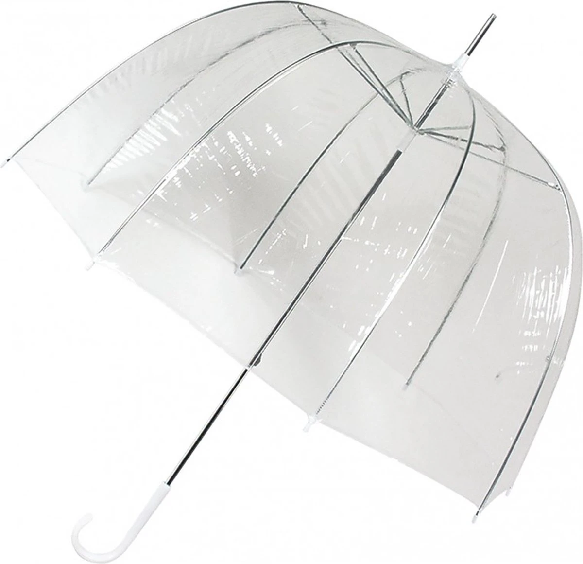 Impliva Koepelparaplu - 75cm Diameter - Transparant 5 Impliva Koepelparaplu - 75cm Diameter - Transparant - Afbeelding 3