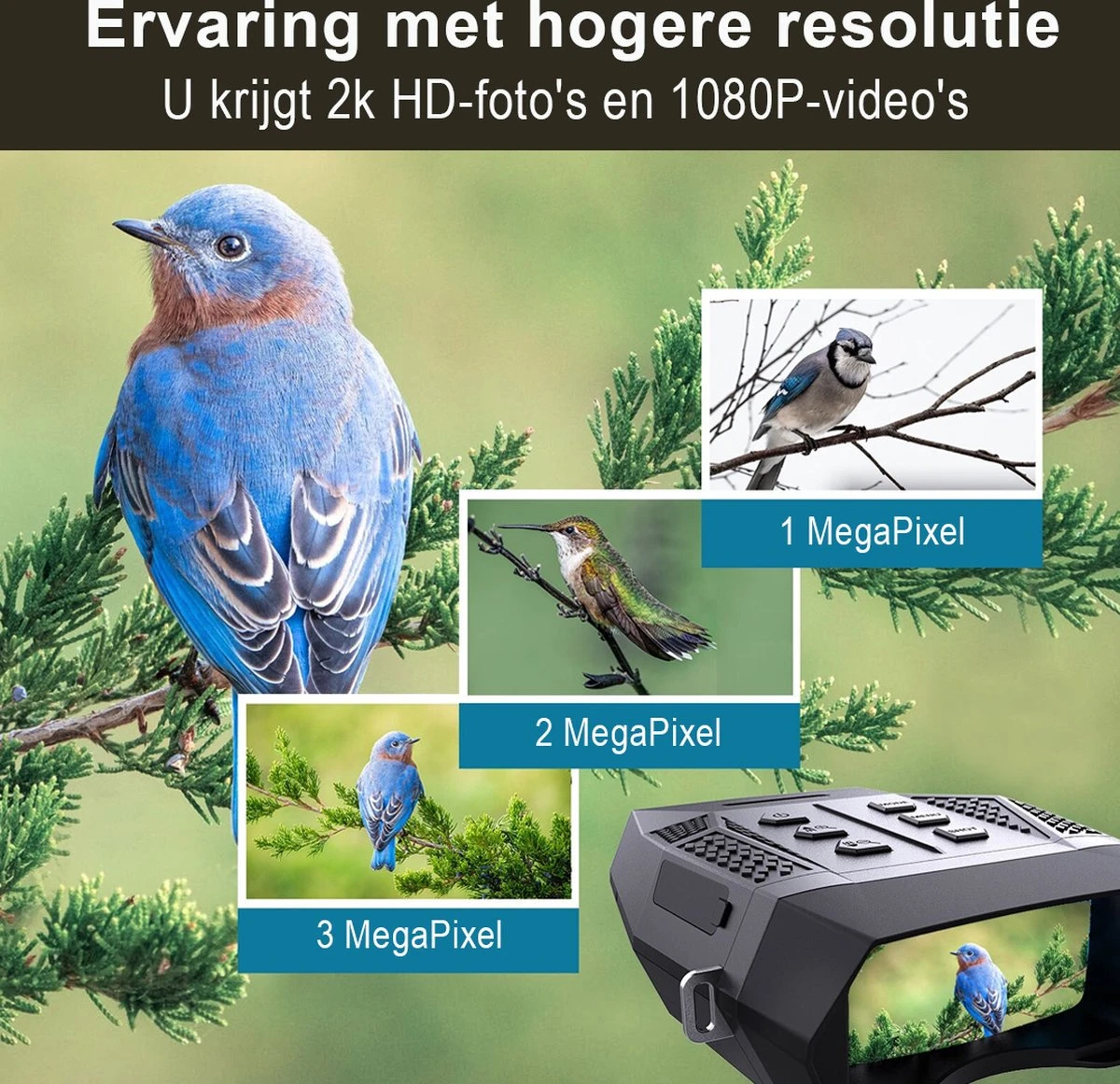 Nachtkijker Met Infrarood - Nachtkijkker Met Digitale Camera - Nachtkijker Met Warmtebeeld - Verrekijker Met Nachtzicht - Zwart - 1 10 Nachtkijker Met Infrarood - Nachtkijkker Met Digitale Camera - Nachtkijker Met Warmtebeeld - Verrekijker Met Nachtzicht - Zwart - 1 - Afbeelding 8