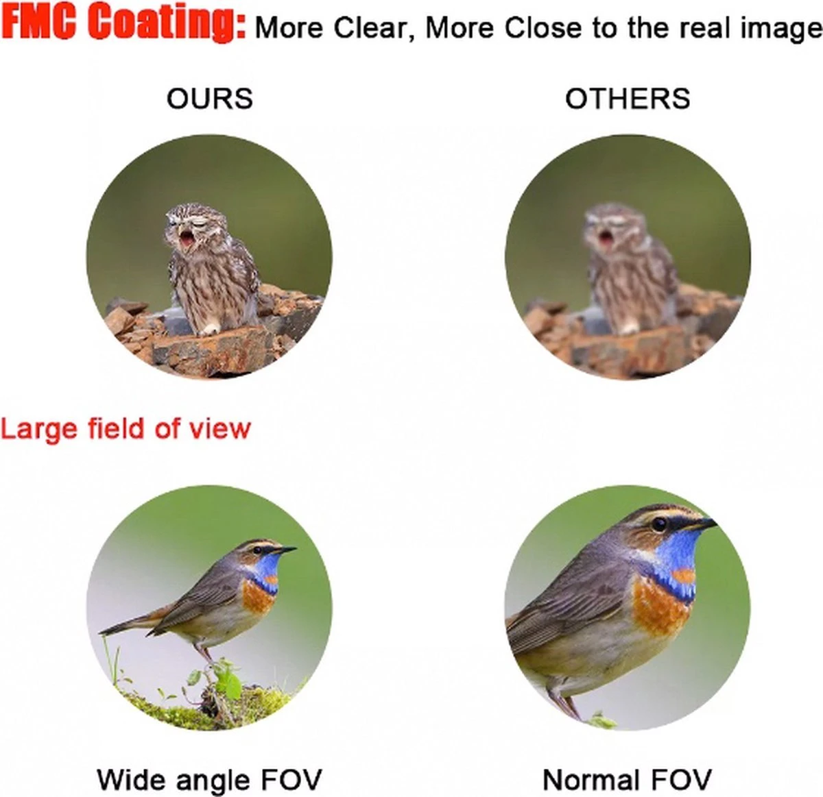 Merkloos Verrekijker Voor Volwassenen - HD High-powered 12*42 Optical Binoculars 9 Merkloos Verrekijker Voor Volwassenen - HD High-powered 12*42 Optical Binoculars - Afbeelding 7