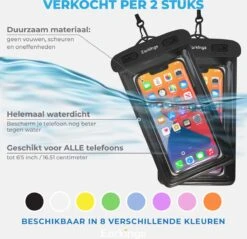 Waterdichte Telefoonhoesjes - Drybag Set Van 2 Stuks - Onderwater Hoesje Telefoon Voor Alle Telefoons - Waterdicht Telefoonhoesje Earkings 15 Waterdichte Telefoonhoesjes - Drybag Set Van 2 Stuks - Onderwater Hoesje Telefoon Voor Alle Telefoons - Waterdicht Telefoonhoesje Earkings -Bol 1200x1163 6