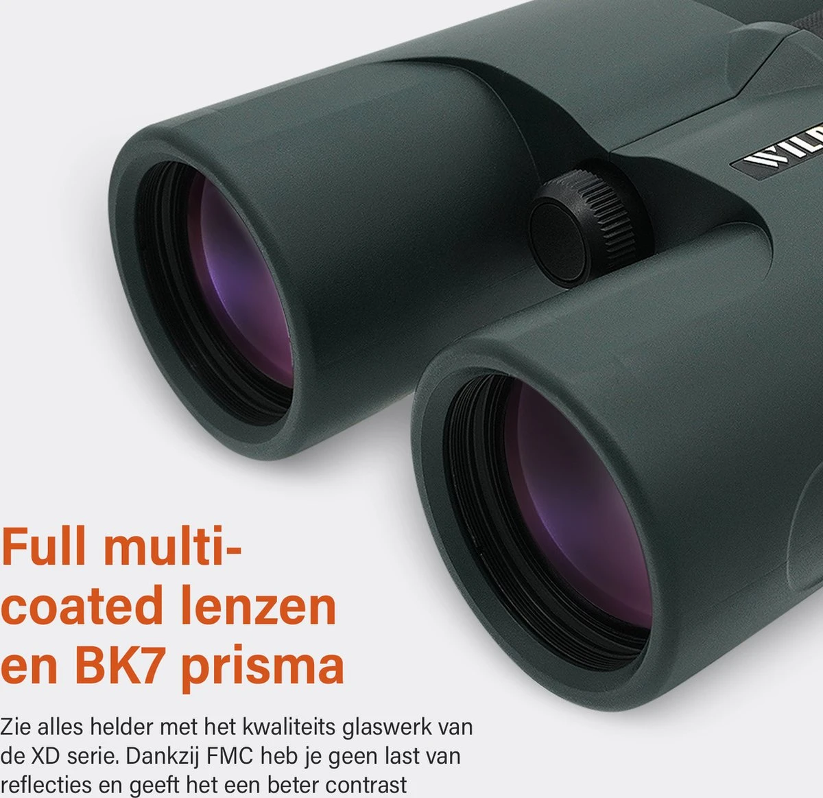 Verrekijker Waterdichte Wildpix XD 8x42 - Compact En Gas Gevuld Voor Volwassenen - Vogelen , Wildlife En Outdoor - Groen 7 Verrekijker Waterdichte Wildpix XD 8x42 - Compact En Gas Gevuld Voor Volwassenen - Vogelen , Wildlife En Outdoor - Groen - Afbeelding 5