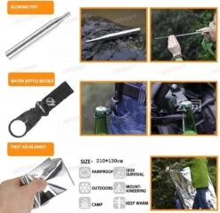 Noodpakket - Survival Kit - Outdoor Kit - EHBO Kit - Camping Set - Survival Set -Bol 1200x1164 13