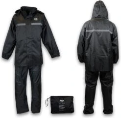 Infinity Goods Regenpak - Dames & Heren - Maat XL - Waterdicht & Ademend - Reflecterend - Zwart 13 Infinity Goods Regenpak - Dames & Heren - Maat XL - Waterdicht & Ademend - Reflecterend - Zwart -Bol 1200x1165 10