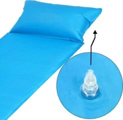 Springos Slaapmat | Zelfopblazend | 186 Cm | Inclusief Hoes & Hoofdkussen | Lichtblauw 34 Springos Slaapmat | Zelfopblazend | 186 Cm | Inclusief Hoes & Hoofdkussen | Lichtblauw -Bol 1200x1166 7