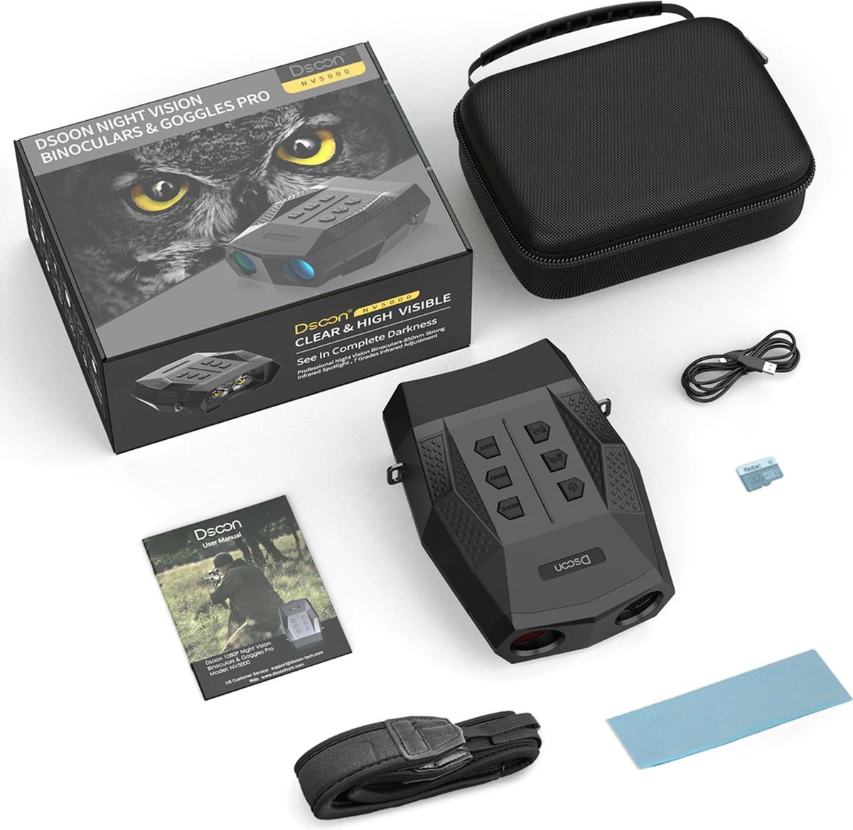 Nachtkijker Met Infrarood - Nachtkijkker Met Digitale Camera - Nachtkijker Met Warmtebeeld - Verrekijker Met Nachtzicht - Zwart - 1 11 Nachtkijker Met Infrarood - Nachtkijkker Met Digitale Camera - Nachtkijker Met Warmtebeeld - Verrekijker Met Nachtzicht - Zwart - 1 - Afbeelding 9