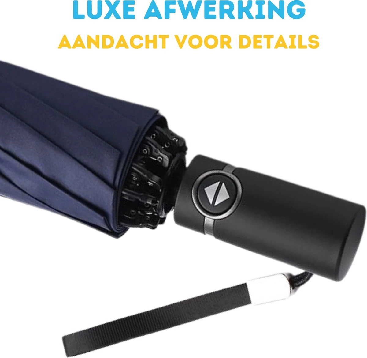 Stormparaplu - Paraplu - Opvouwbaar - Reflecterend - Automatisch Omgekeerd Uitklapsysteem - Windbestendig Tot 140 Km/h - Incl. Luxe Beschermhoes 12 Stormparaplu - Paraplu - Opvouwbaar - Reflecterend - Automatisch Omgekeerd Uitklapsysteem - Windbestendig Tot 140 Km/h - Incl. Luxe Beschermhoes - Afbeelding 10