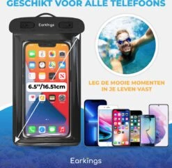 Waterdichte Telefoonhoesjes - Drybag Set Van 2 Stuks - Onderwater Hoesje Telefoon Voor Alle Telefoons - Waterdicht Telefoonhoesje Earkings - Zwart & Groen 14 Waterdichte Telefoonhoesjes - Drybag Set Van 2 Stuks - Onderwater Hoesje Telefoon Voor Alle Telefoons - Waterdicht Telefoonhoesje Earkings - Zwart & Groen -Bol 1200x1172 2