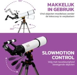 Telescoop Deluxe - Sterrenkijker - Astronomie - Nachtkijker - Sterrenkunde - Waterproof - Geschikt Voor Volwassenen En Kinderen 18 Telescoop Deluxe - Sterrenkijker - Astronomie - Nachtkijker - Sterrenkunde - Waterproof - Geschikt Voor Volwassenen En Kinderen -Bol 1200x1174