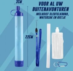 IBright Complete Set Waterfilter -Survival Outdoor Water Straw - BPA-vrij - 1500 Liter Schone Water -Bol 1200x1177 4
