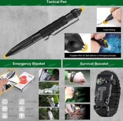 Merkloos Survival Kit - Survival Set - Outdoor Kit - Noodpakket - Camping Set -Bol 1200x1179 1